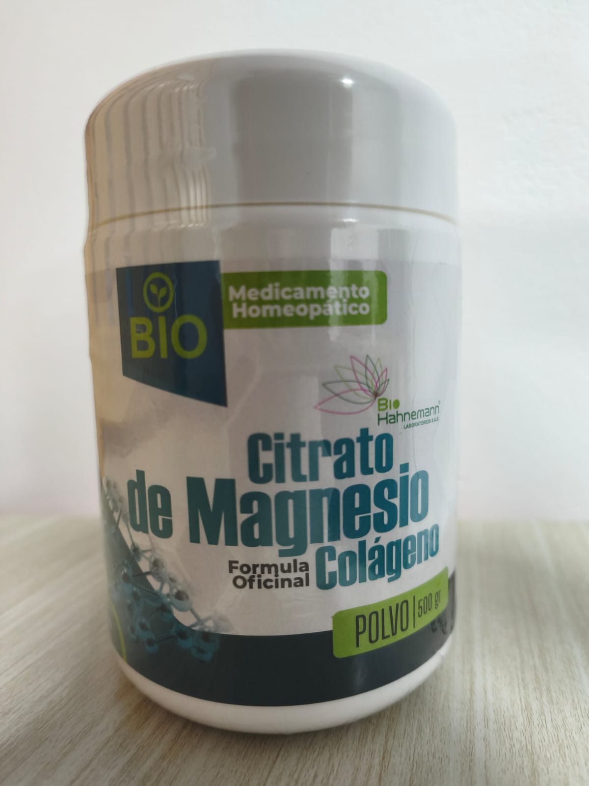 BIOCITRATO DE MAGNESIO+CARTILAGO+COLAGENO+SALES DE SCHUSSLER POLVO X 500GR