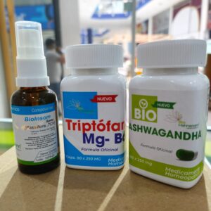 TRATAMIENTO INTEGRATIVO INSOMNIO (BIOINSOM,BIOTRIPTOFANO,BIOCITRATO DE MAGNESIO PLUS)